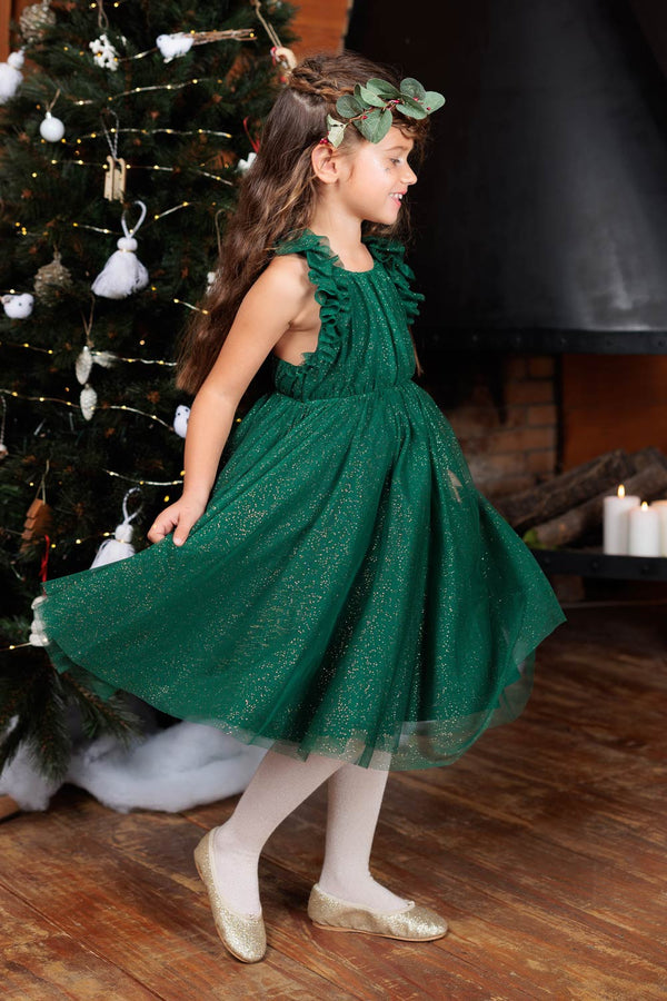 Robe en Tulle Vert ~ SCARLETT