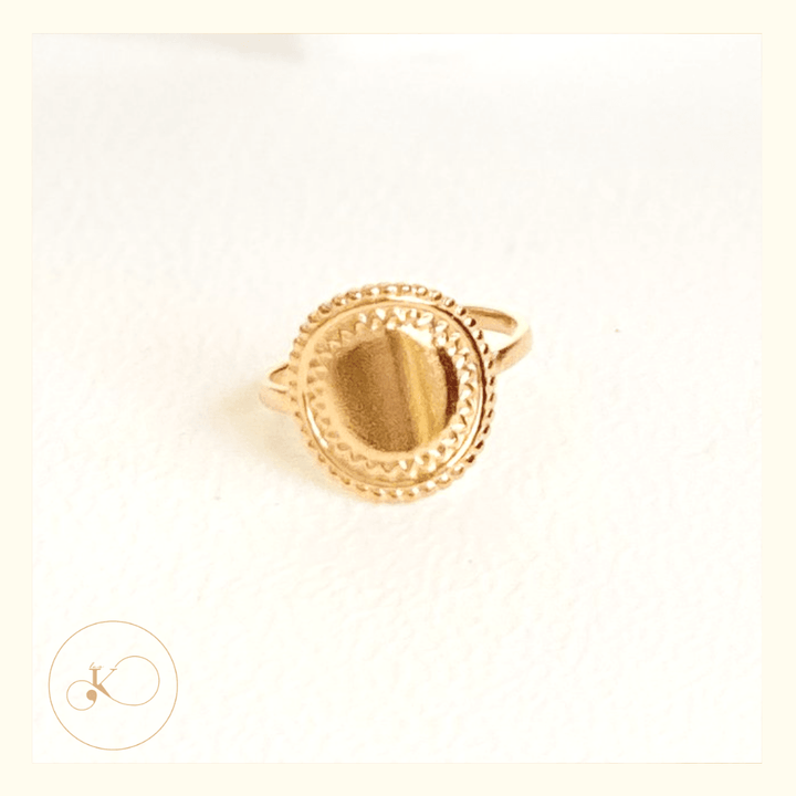 Bague dorée à l'Or Fin ~ MILIO