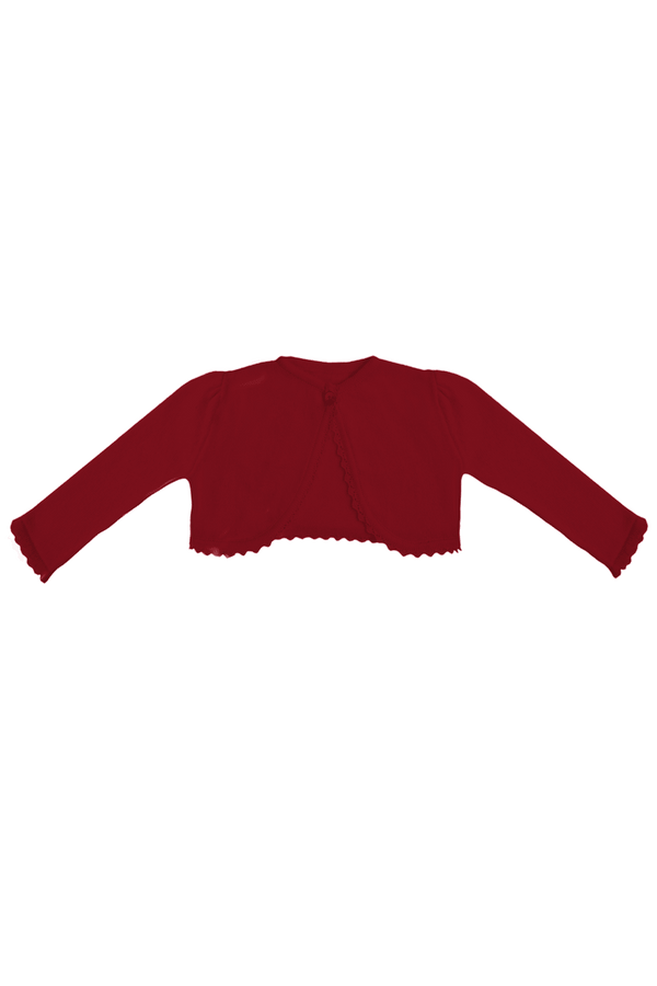 LILA ~ Boléro Fille Cachemire | Coloris Bordeaux